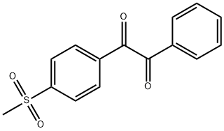 1-(4-METHANESULFONYL-PHENYL)-2-PHENYL-ETHANE-1,2-DIONE 结构式
