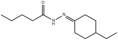 Pentanoic acid, (4-ethylcyclohexylidene)hydrazide (9CI),549482-54-4,结构式