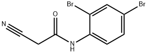 2-cyano-N-(2,4-dibromophenyl)acetamide Structure