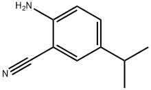 2-氨基-5-(1-甲基乙基)苯腈, 549488-76-8, 结构式