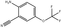 2-AMINO-5-(TRIFLUOROMETHOXY)BENZONITRILE 化学構造式