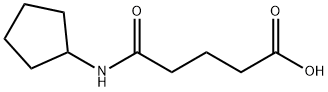 Pentanoic acid, 5-(cyclopentylamino)-5-oxo- (9CI) Struktur