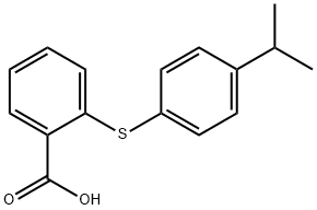 2-CARBOXY-4'-ISOPROPYLDIPHENYL SULFIDE Struktur