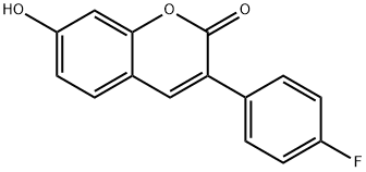 3-(4-氟苯基)-7-羟基-2H-苯并吡喃-2-酮,549501-15-7,结构式