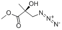 (2S)-3-Azido-2-hydroxy-2-methyl-propanoic Acid Methyl Ester Structure