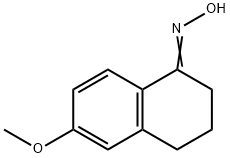 6-甲氧基-3,4-二氢萘-1(2H)-酮肟 结构式