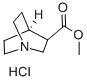 キヌクリジン-3-カルボン酸メチル塩酸塩 化学構造式