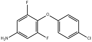 4-(4-chlorophenoxy)-3,5-difluoroaniline Structure