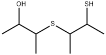 3-((2-Mercapto-1-methylpropyl)thio)-2-butanol Struktur