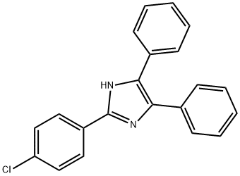 2-(4-氯苯基)-4,5-二苯基咪唑,5496-32-2,结构式