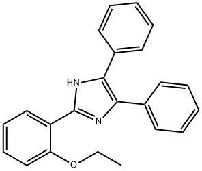 2-(2-乙氧基苯基)-4,5-二苯基-1H-咪唑,5496-42-4,结构式