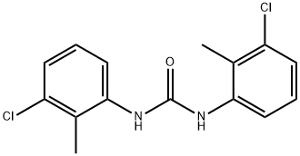 N,N'-ビス(3-クロロ-2-メチルフェニル)尿素 化学構造式