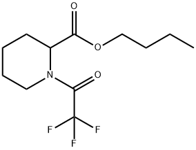 1-(Trifluoroacetyl)-2-piperidinecarboxylic acid butyl ester 结构式