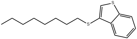 3-(Octylthio)benzo[b]thiophene Struktur