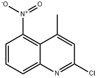 2-Chloro-4-methyl-5-nitroquinoline Structure