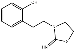 2-[2-(2-Imino-3-thiazolidinyl)ethyl]phenol Struktur