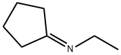 N-シクロペンチリデンエタンアミン 化学構造式