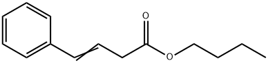 4-フェニル-3-ブテン酸ブチル 化学構造式