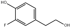 Benzeneethanol,  3-fluoro-4-hydroxy- Structure
