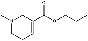1,2,5,6-Tetrahydro-1-methylpyridine-3-carboxylic acid propyl ester Struktur