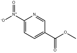6-ニトロ-3-ピリジンカルボン酸メチル 化学構造式