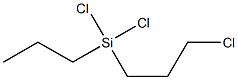 ジクロロ(3-クロロプロピル)プロピルシラン 化学構造式