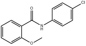 N-(4-氯苯基)-2-甲氧基苯甲酰胺, 54979-74-7, 结构式