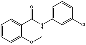 2-メトキシ-3′-クロロベンズアニリド 化学構造式