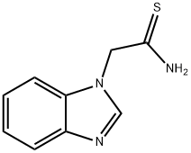 1H-Benzimidazole-1-ethanethioamide(9CI) Structure