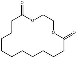 1,4-二氧杂环十六烷-5,16-二酮,54982-83-1,结构式