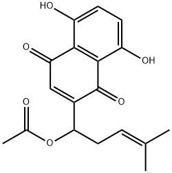 acetylshikonin Structure