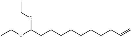 10-Undecen-1-al diethyl acetal Struktur