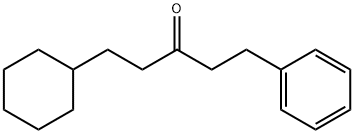 1-Phenyl-5-cyclohexyl-3-pentanone 结构式