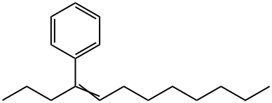 1-プロピル-1-ノネニルベンゼン 化学構造式