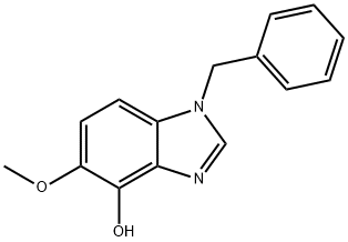 5-Methoxy-1-(phenylmethyl)-1H-benzimidazol-4-ol Struktur