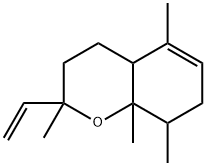 3,4,4a,7,8,8a-Hexahydro-2,5,8,8a-tetramethyl-2-vinyl-2H-1-benzopyran Structure