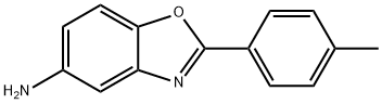 2-P-トリルベンゾオキサゾール-5-イルアミン 化学構造式