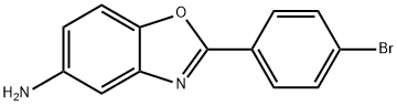 2-(4-溴-苯基)-苯并恶唑-5-基胺 结构式