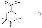2,2,6,6-Tetramethylpiperidine-4-carboxylic acid, Hydrochloride Salt Structure