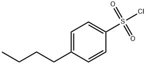 4-N-BUTYLBENZENESULFONYL CHLORIDE Struktur