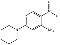 2-硝基-5-(哌啶-1-基)苯胺, 54997-99-8, 结构式