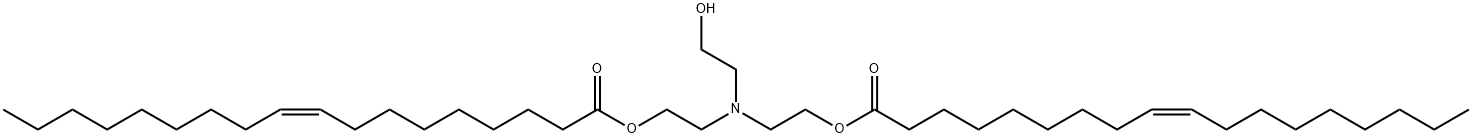 ビス[(Z)-9-オクタデセン酸][(2-ヒドロキシエチル)イミノ]ジ-2,1-エタンジイル 化学構造式