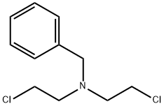 N,N-ビス(2-クロロエチル)ベンジルアミン 化学構造式