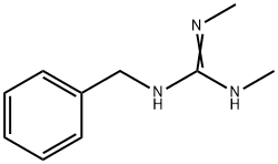 1-ベンジル-2,3-ジメチルグアニジン 化学構造式