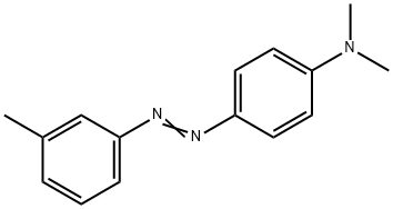 3'-甲基-4-二甲氨基偶氮苯,55-80-1,结构式