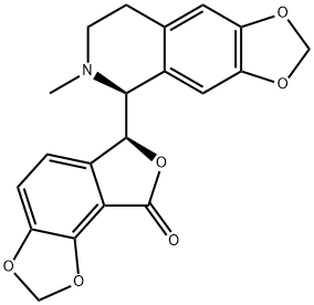 藤荷包牡丹定鹼,550-49-2,结构式