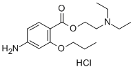 プロポキシカイン塩酸塩 化学構造式