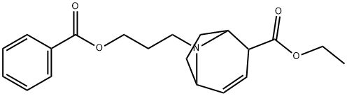 8-[3-(Benzoyloxy)propyl]-8-azabicyclo[3.2.1]oct-3-ene-2-carboxylic acid ethyl ester 结构式