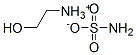 (2-hydroxyethyl)ammonium sulphamate 化学構造式