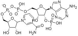 ニコチン酸アデニンジヌクレオチドリン酸 ナトリウム塩 化学構造式